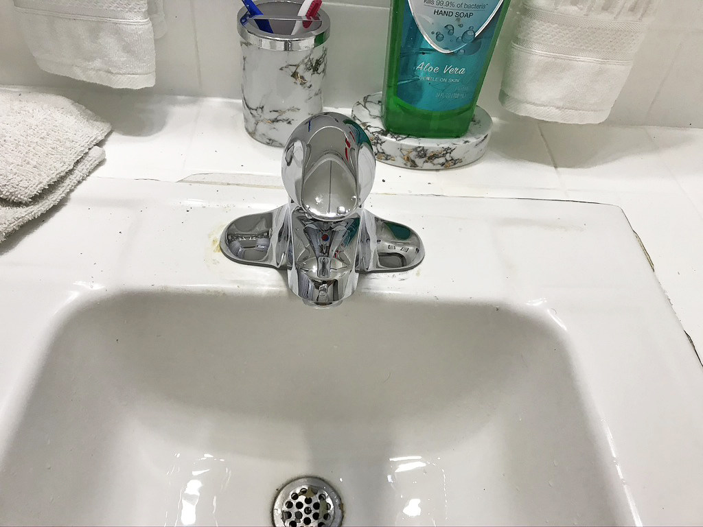 Faucet replace after